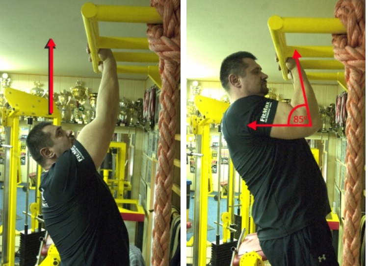 Pull-ups with under-grip.