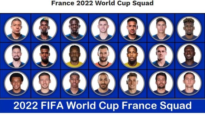 Danh sách đội tuyển Pháp tham dự World Cup 2022 tại Quatar
